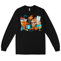 Black Basketball coffee cups Long Sleeve Tee - HowdyJamesFarm