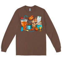 Chestnut Basketball coffee cups Long Sleeve Tee - HowdyJamesFarm