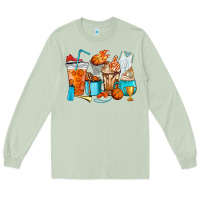 Matcha Basketball coffee cups Long Sleeve Tee - HowdyJamesFarm