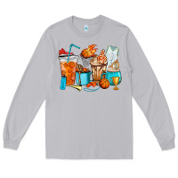 Moon Dust Basketball coffee cups Long Sleeve Tee - HowdyJamesFarm
