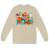 Mushroom Basketball coffee cups Long Sleeve Tee - HowdyJamesFarm
