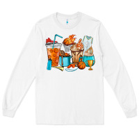 White Basketball coffee cups Long Sleeve Tee - HowdyJamesFarm
