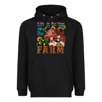 Black western life is better on the farm Heavyweight Hoodie - Artiststas