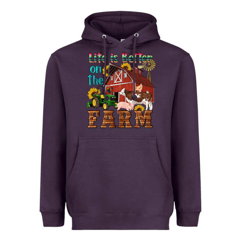 Western Life Is Better On The Farm Heavyweight Hoodie by Artiststas | Teevron