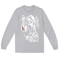 Moon Dust Scream Favorite Scary Movie Long Sleeve Tee - minhPixels