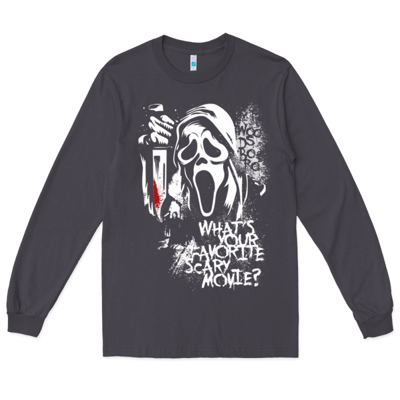 Scream Favorite Scary Movie Long Sleeve Tee by minhPixels | Teevron