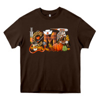 Chocolate Brown Fall CMA Certified Medical Assistant Heavy Core Tee - LillyAllenDesigns