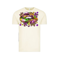 Vintage Arctic Mardi Gras lips Vintage Tee - HowdyJamesFarm