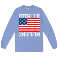 Colony Blue Defend the Constitution US Political Protest Tee Long Sleeve Tee - minhPixels