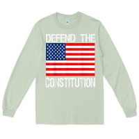 Matcha Defend the Constitution US Political Protest Tee Long Sleeve Tee - minhPixels