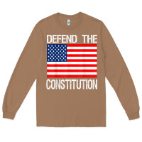 Toasted Coconut Defend the Constitution US Political Protest Tee Long Sleeve Tee - minhPixels