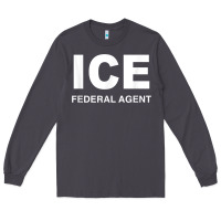 Smoke ICE Federal Agent Halloween Costume Police Immigration Shirt Long Sleeve Tee - minhPixels