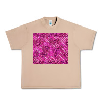Burro pink glitter with leopard pattern Urban Heavy Tee - TumblerDesignByShophia