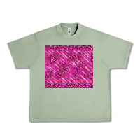 Oil Green pink glitter with leopard pattern Urban Heavy Tee - TumblerDesignByShophia
