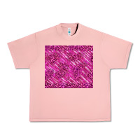 Salmon pink glitter with leopard pattern Urban Heavy Tee - TumblerDesignByShophia