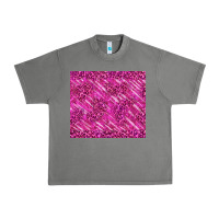 Tornado pink glitter with leopard pattern Urban Heavy Tee - TumblerDesignByShophia