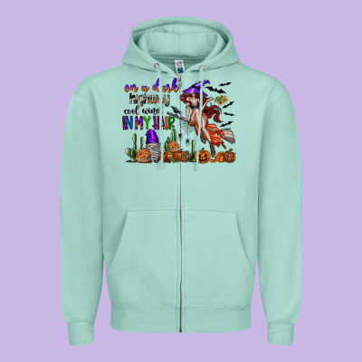 On A Dark Highway Cool Wind In My Hair Zipper Hoodie Designed By Sublimationcraftshop