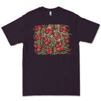 Plum Easter Butterflies Background Premium Tee - RanaPortraitStore
