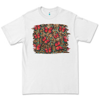 White Easter Butterflies Background Premium Tee - RanaPortraitStore