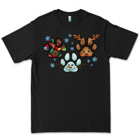 Black Christmas paws Premium Tee - RanaPortraitStore