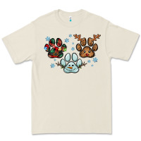 Bone Christmas paws Premium Tee - RanaPortraitStore