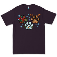 Plum Christmas paws Premium Tee - RanaPortraitStore