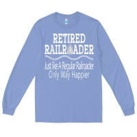 Colony Blue Mens Railroad Retirement Gifts For Men Long Sleeve Tee - minhPixels