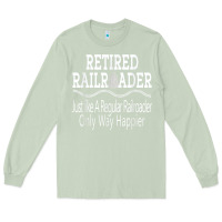 Matcha Mens Railroad Retirement Gifts For Men Long Sleeve Tee - minhPixels