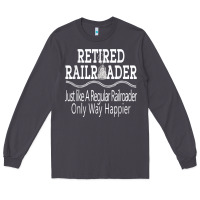 Smoke Mens Railroad Retirement Gifts For Men Long Sleeve Tee - minhPixels