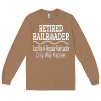 Toasted Coconut Mens Railroad Retirement Gifts For Men Long Sleeve Tee - minhPixels