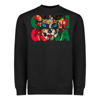 Black chingona sugar skull Heavyweight Sweatshirt - BundleAndBundleShop