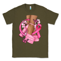 Army Green breast cancer diva Classic Tee - NancyCooperArtShop