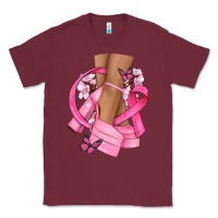 Burgundy breast cancer diva Classic Tee - NancyCooperArtShop