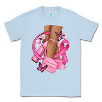 Dusty Blue breast cancer diva Classic Tee - NancyCooperArtShop
