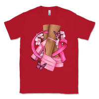 Red breast cancer diva Classic Tee - NancyCooperArtShop