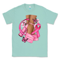 Seafoam breast cancer diva Classic Tee - NancyCooperArtShop