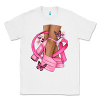 White breast cancer diva Classic Tee - NancyCooperArtShop