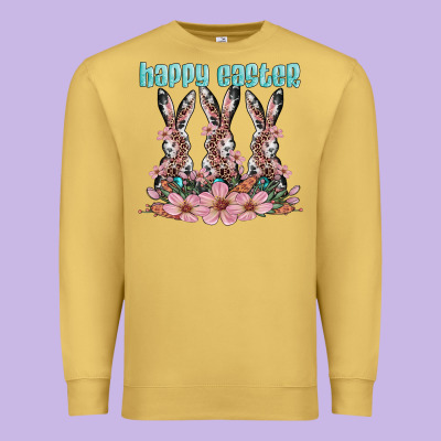 Happy Easter Bunny Premium Sweatshirt Designed By Artiststas