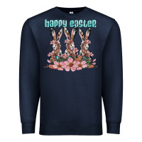 Navy happy easter bunny Premium Sweatshirt - Artiststas
