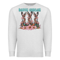 Oatmeal Heather happy easter bunny Premium Sweatshirt - Artiststas