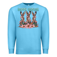 Ocean Blue happy easter bunny Premium Sweatshirt - Artiststas