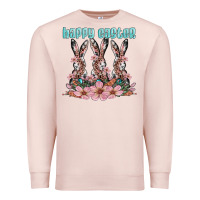 Pale Pink happy easter bunny Premium Sweatshirt - Artiststas