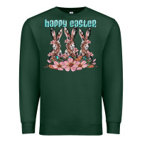 Sports Green happy easter bunny Premium Sweatshirt - Artiststas