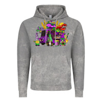 Cloud Rock mardi gras gnome truck Vintage Hoodie - CowGirlArtShop