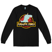 Black Furaffic Forld Long Sleeve Tee - minhPixels