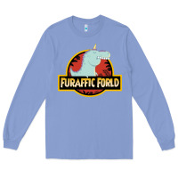 Colony Blue Furaffic Forld Long Sleeve Tee - minhPixels
