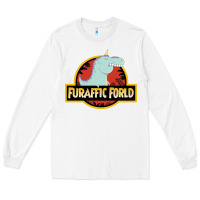 White Furaffic Forld Long Sleeve Tee - minhPixels