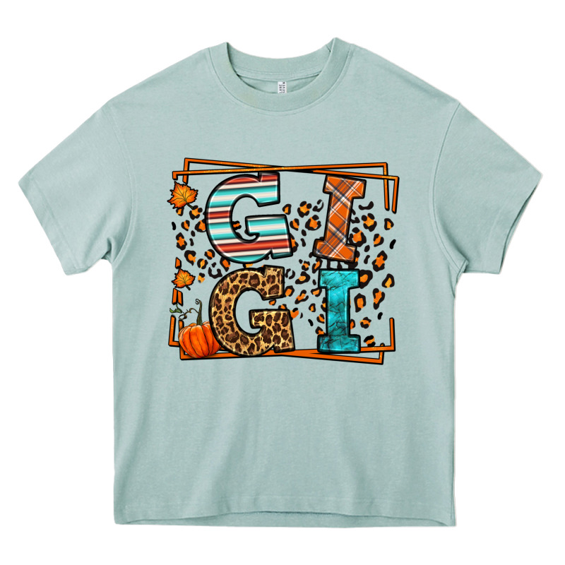 Fall Autumn Leopard Gigi Heavy Core Tee by LillyAllenDesigns | Teevron