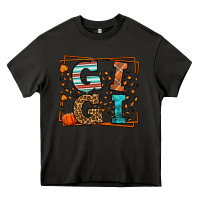 Asphalt Fall Autumn Leopard Gigi Heavy Core Tee - LillyAllenDesigns
