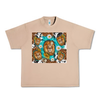 Burro lion with leopard and cowhide pattern Urban Heavy Tee - TumblerDesignByShophia